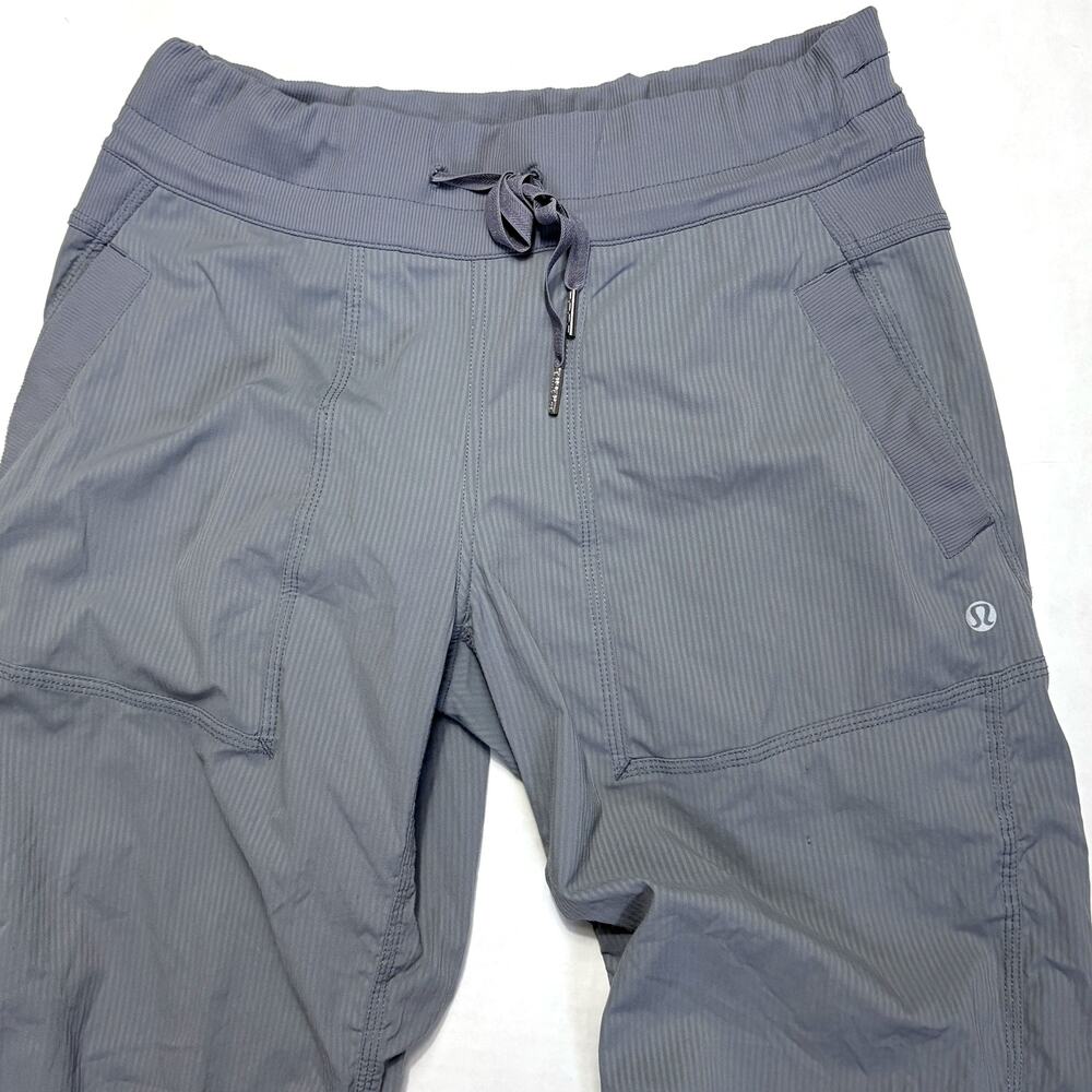Lululemon Dance Studio Pants Gray Size 6 Drawstring Ruched Hem - Picture 6 of 14
